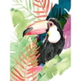 thumbnail image 3 of Parker, Jennifer Paxton 19x24 Black Modern Framed Museum Art Print Titled - Toucan Palms I, 3 of 5