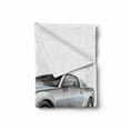 thumbnail image 2 of Teen Room Soft Flannel Fleece Throw Blanket, Modern Cool Car Automobile Speed Fast Vehicle Illustration Print, Cozy Plush for Indoor and Outdoor Use, 50" x 70", Grey Grey Blue, by Ambesonne, 2 of 6