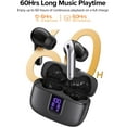 thumbnail image 3 of TAGRY Bluetooth Headphones True Wireless Earbuds 60H Playback LED Power Display Earphones with Wireless Charging Case IPX5 Waterproof in-Ear Ear buds with Mic for TV Smart Phone Laptop, 3 of 8