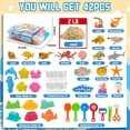 thumbnail image 3 of Kit de arena sensorial Yeonha Toys Ocean&Sand con tapa, 42 unidades para niños, 3 of 7