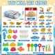 thumbnail image 3 of Kit de arena sensorial Yeonha Toys Ocean&Sand con tapa, 42 unidades para niños, 3 of 7
