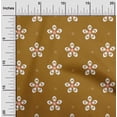 thumbnail image 2 of oneOone Tissu en Coton Blanc Cambrique à Fleurs pour Robe, Tissu Imprimé au Mètre 56 Pouces de Large, 2 of 4