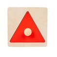 thumbnail image 2 of Wooden Preschool Colorful Shape Puzzle Intelligence Puzzle Wooden Pattern Blocks Geometric Shape Puzzle Set Classic Educational Toys Wooden Shape Puzzles for Toddlers Kids Boys Girls, 2 of 21