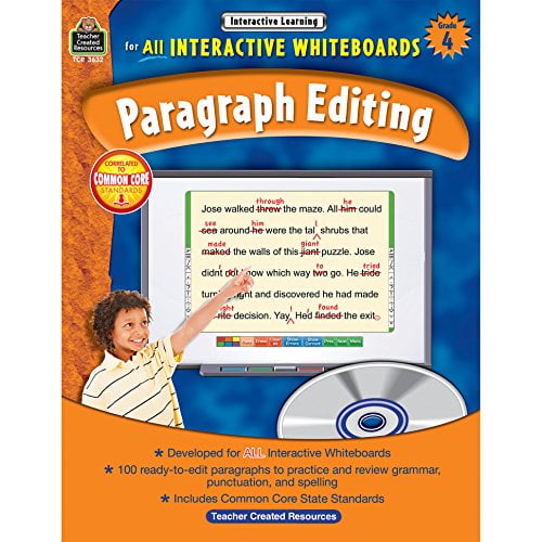 Pre-Owned Interactive Learning: Paragraph Editing Grd 4, 9781420636321, 1420636324, Paperback, Pap/Cdr edition