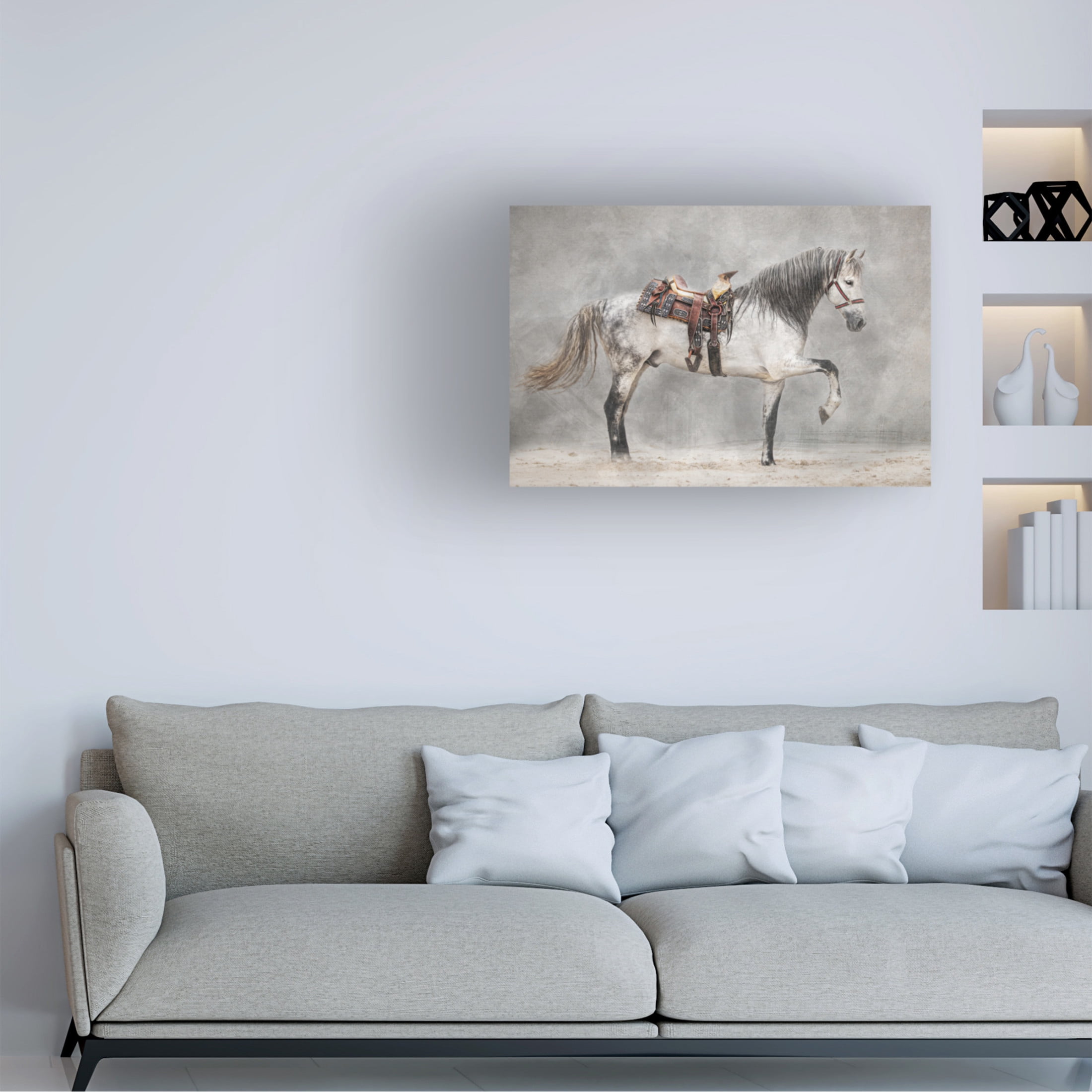 Canvas Wall Art - Delphine Devos 'Strike A Pose' Wall Art for Living Room, Bedroom, or Office Décor by Trademark Fine Art - 47 x 30 Inches