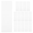 thumbnail image 1 of KAKOWELY clear pvc craft bookmarks 15pcs Clear PVC Craft Bookmarks For Picture Protection Plastic Sleeve Holder For Artwork Transparent Bookmark Protectors Set For DIY Crafting, 1 of 5