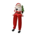 thumbnail image 4 of FVDPWYE Resin Sitting Santa Claus Figurine, Cute and Decorative Christmas Decoration for right holding tree, 4 of 9