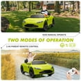 thumbnail image 6 of Telyswee 12V Ride on Sports Car for Kids Battery Powered Car Ride on Toy with Remote Control, Horn, Softly Start, LED Lights, Music, USB, Electric Vehicle for Boys Girls, 6 of 7