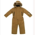 thumbnail image 4 of MEZZALL Insulated Snowsuit Romper Toddler Boys Winter Warm Fuzzy Windproof Outdoor Play Jumpsuit Comfort Long Sleeve O-Neck Spring Child One-Pieces, 4 of 4