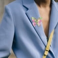 thumbnail image 6 of Jiibva Vintage Butterfly Brooch Pin Stylish Elegant Flower Butterfly Lapel Pins Badge Delicate Jewelry Gifts for Women Dress Accessory, 6 of 7