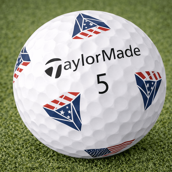 Pre-Owned Taylormade Tp5x Pix Logo USA Recycled Golf Balls 4A - 3 dozens -by Mulligan