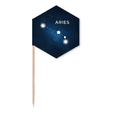 thumbnail image 1 of Aries Constellation Zodiac Sign Toothpick Flags Cupcake Picks Party Celebration, 1 of 3
