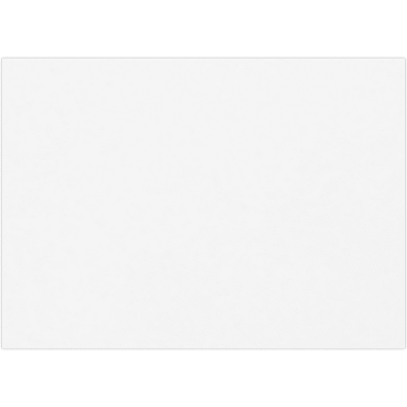 LUXPaper #17 Mini Flat Note Cards, 130lb, 2 9/16 x 3 9/16, White, 50 Pack