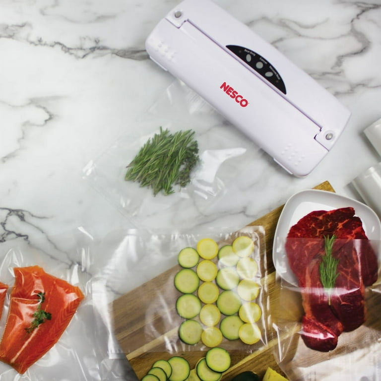 Nesco VS-02 Food Starter Kit with Automatic Shut-Off and Vacuum Sealer