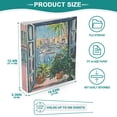 thumbnail image 3 of FORMRS 3 Ring Binder 1.5 inch with Pockets Set of 2 Clip Board 200 Sheets Capacity, Blue Sea Boat, 3 of 8