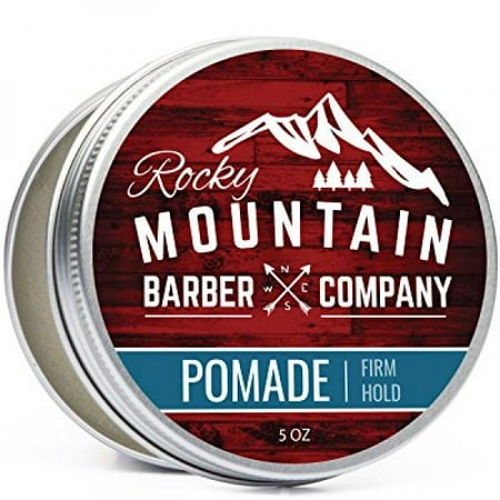 Pomade for Men - 5 oz Tub- Classic Styling Product with Strong Firm Hold for Side Part, Pompadour & Slick Back Looks - High Shine & Easy to Wash Out - Water Based
