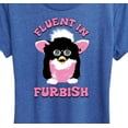 thumbnail image 3 of Furby - Fluent In Furbish - Women's Short Sleeve Graphic T-Shirt, 3 of 5
