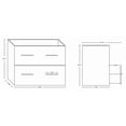 thumbnail image 3 of Imaginations Américaines  37.25 pouces W Vanity Base Set Blanc, 3 of 6