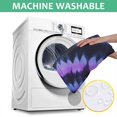 thumbnail image 6 of Blue Purple Tie Dye Pattern Square Tablecloth,Waterproof Square Table Cover,Wipeable Spillproof Washable Table Cover for Home Kitchen Party Decor 42"X42"(107x107cm), 6 of 6