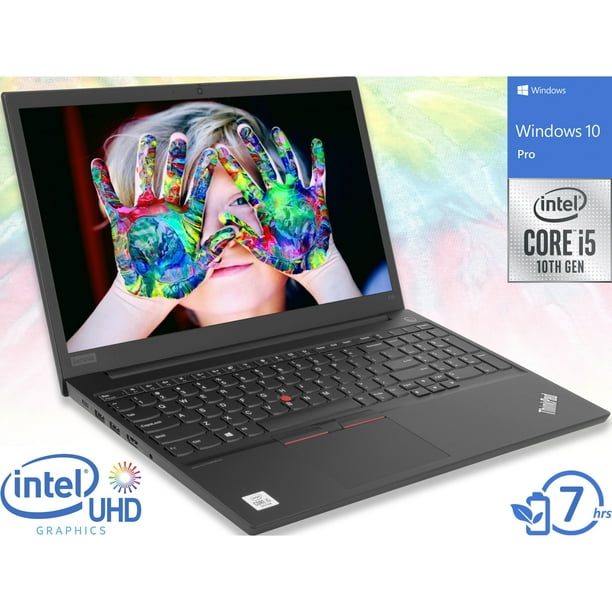 Lenovo ThinkPad E15 Notebook 15.6 FHD Display Intel Core i5 10210U Upto 4.2GHz 16GB RAM 512GB NVMe SSD 1TB HDD HDMI Wi Fi Bluetooth Windows 10 Pro Walmart