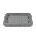 thumbnail image 2 of Bolster Dog Bed for Crate Washable, 17 Inch Soft Plush Pad for Dog Crate, Medium Size Dog Mat for Pet Sleeping Resting, Gray, 1 Pack, 2 of 8