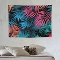 thumbnail image 4 of FUMJ Wall Tapestry Tile Climate Pink Blue Abstract Fern Frond Colorful Palm Green Tree Foliage On Nature Tropical Tapestry Wall Hanging Room Decor for Bedroom, 4 of 7