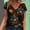 Petite Tops for Women#Brown, variant on ZVAVZ Petite Tops for Women, Ladies Fashion Floral Print Tops Short Sleeve Blouse Basic Summer Tunics