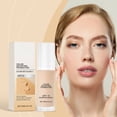 thumbnail image 6 of Light Foundation,Foundation For Oily Skin,Hydrating Foundation,Mature Skin Foundation Makeup,Make-up Discoloration Discoloration Make-up Can Hide Wrinkles And Fine Lines Cream(30ml/1fl.oz), 6 of 9