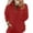 Deep Red #108, variant on Womens Half Zip Pullover Sherpa Fleece Oversized Sweatshirt Warm Fuzzy Sweater Trendy Long Sleeve Tops Outerwear Green L