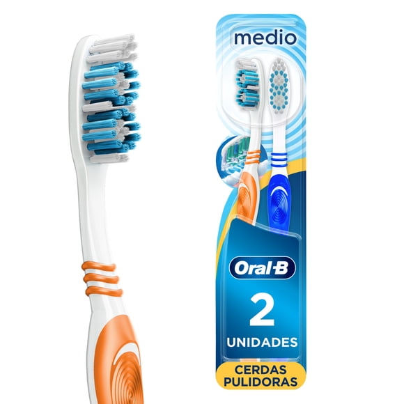 Cepillo de Dientes Oral-B Complete con Cerdas Medias Pulidoras, 2 pzas