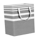 thumbnail image 2 of Cesta de lavandería grande plegable con asas, organizador de juguetes y ropa. 100ml y gris ancho, 2 of 9