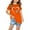 Orange, variant on Girls Top Shirt Crewneck T Shirt Short Sleeve Shirts for Teens Floral Shirt Kids Boys Blouse for Girls 7-8 my orders