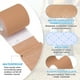 thumbnail image 3 of Cinta de Kinesiología Uxcell, Cinta Adhesiva de Algodón para Soporte Muscular Deportivo, Cinta Elástica Impermeable para Rodilla, Tobillo, Muñeca, Hombro Marrón, 3 of 7