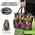 thumbnail image 2 of Garden Tool Bag,Pioneer Flower Floral Print Pattern Garden Tool Organizer,Garden Gifts,Waterproof Multi-Pocket Garden Tool Storage 11.8x5.5x11.4 Inch(Tools NOT Included), 2 of 6