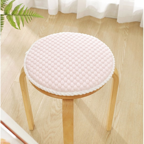 Cojín de ratán de verano con seda helada para silla, funda redonda para taburete, cómodo y antideslizante, elegante cojín para silla de comedor, cojín de alta calidad, decoración ecológica,