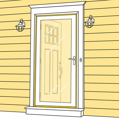 M-D Building Products 04267 17 ft. Gray Pile Replacement Weatherseal for Storm Doors & Windows