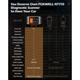thumbnail image 4 of FOXWELL NT710 OBD2 Scanner Automotive Bidirectional Diagnostic Scan Tool All System Scanner ECU Coding All Reset Functions All OBD2 Modes Car OBDII Code Reader,Upgraded of NT510E, 5.5 inch Touchscreen, 4 of 10