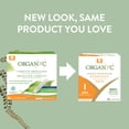thumbnail image 3 of Organyc Chlorine Free Hypoallergenic Organic Cotton Tampons with Compact Applicator, Super Plus, 16 Ct, 3 of 10