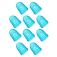 thumbnail image 1 of Puntas de dedos de guitarra Seitruly Protectores de dedos Ukulele Fingerstall Ahuecado Transparente Púas protectoras Elástico Azul Type2 NO2, 1 of 6