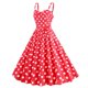 thumbnail image 3 of WILLBEST Vestidos de Lino para Mujer, sin Mangas, Cuello En V, Estampado de Lunares A Cuadros, Vestido Vintage de Retazos, Vestidos de Fiesta con Cremallera y Vuelo Chica, 3 of 3