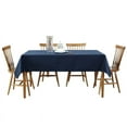 thumbnail image 1 of (100 x 130 cm, Bleu) Nappe Rectangulaire Anti-Taches polyester Bleu Marine, 1 of 5