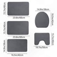 thumbnail image 3 of Non-Slip Foam Bath Mat Set, 5-Piece Shower and Tub Rugs for Bathroom Safety and Comfort, 3 of 5