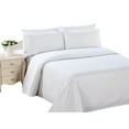 thumbnail image 4 of Hong and Arts Inc. Marina Decoration Soft Silky Zipper Solid Rayon from Bamboo All Season Duvet Cover Set with Corner Tie and Hidden Zipper White -, 4 of 5