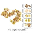 thumbnail image 3 of Btomtd 175cm Autumn Style Maple Leaf Scenic Rattan Garland Artificial Vines for Halloween Thanksgiving Home Decoration, D, 3 of 6