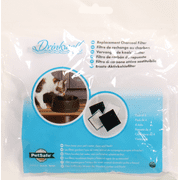 PetSafe Drinkwell Replacement Filter for Current Pet Fountains, Pack of 4, Charcoal Carbon Filter for Cats and Dogs