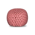 thumbnail image 1 of Geometric Storage Toy Bag Chair, Repetitive Cubes Pattern in Warm Pink Red Tones Creative Squares Stair Art Print, Stuffed Animal Organizer Washable Bag, Large Size, Multicolor, by Ambesonne, 1 of 3