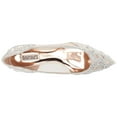 thumbnail image 3 of Badgley Mischka Gigi Ivory Satin/Suede/Mesh, 3 of 5