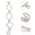 thumbnail image 4 of Rack de almacenamiento de sombrero de sombrero MacRame para el soporte de la pared del gorro de vaquero tejido a mano organizador de sombrero colgante, 4 of 6