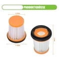 thumbnail image 2 of 6Pcs Vacuum Filter for ION W1 Cordless Handheld Vacuum Filters for WANDVAC WV200 WV201 WV220,Part XHFWV200, 2 of 10