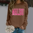 thumbnail image 3 of Shadoumai Jesus Crewneck Sweatshirts Women Christian Letter Print Shirts Casual Fall Long Sleeve Pullover Oversized Winter Clothing, 3 of 5